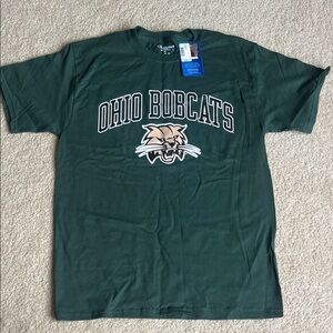 Champion Ohio Bobcats Dark Green Graphic Tee
